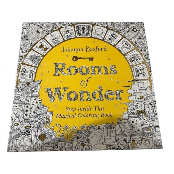 Rooms of wonder adult coloring book - Picture 1 of 2